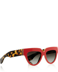 rote Sonnenbrille von Prada