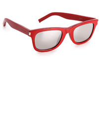 rote Sonnenbrille von Saint Laurent