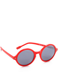 rote Sonnenbrille