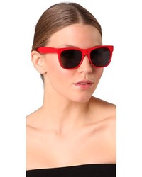 rote Sonnenbrille