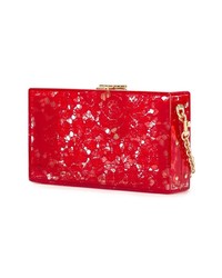 rote Spitze Clutch von Dolce & Gabbana