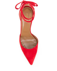 rote Spitze Pumps von Aquazzura