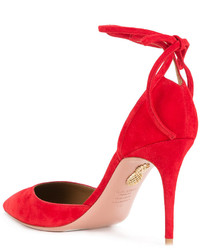 rote Spitze Pumps von Aquazzura