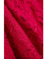 rote Spitzeshorts von Dolce & Gabbana