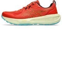 rote Sportschuhe von Asics