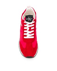 rote Sportschuhe von Calvin Klein Jeans