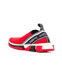 rote Sportschuhe von Dolce & Gabbana