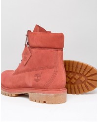 rote Stiefel von Timberland