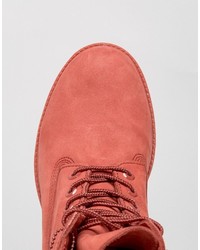 rote Stiefel von Timberland