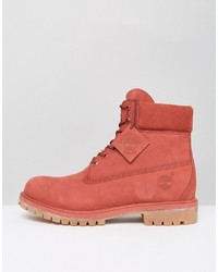 rote Stiefel von Timberland