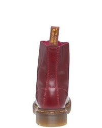 rote Stiefel von Dr. Martens