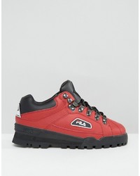 rote Stiefel von Fila