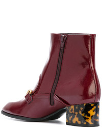 rote Stiefeletten von Stella McCartney