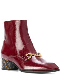 rote Stiefeletten von Stella McCartney