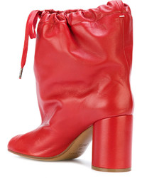 rote Stiefeletten von Maison Margiela