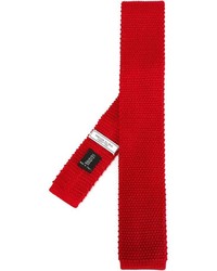 rote Strick Krawatte