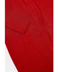 rote Strickjacke mit einer offenen Front von Esprit