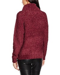 rote Strickjacke von Blend