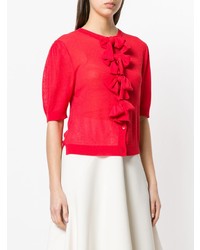 rote Strickjacke von Simone Rocha