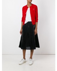 rote Strickjacke von Comme Des Garcons Play