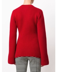 rote Strickjacke von Khaite