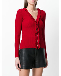 rote Strickjacke von P.A.R.O.S.H.