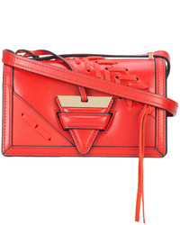 rote Taschen mit geometrischem Muster von Loewe