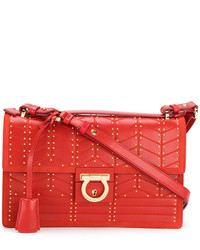 rote Taschen mit geometrischem Muster von Salvatore Ferragamo