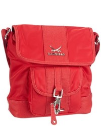 rote Taschen von Sansibar