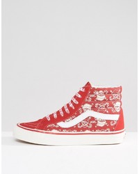 rote Turnschuhe von Vans