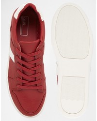 rote Turnschuhe von Asos