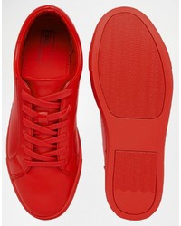 rote Turnschuhe von Asos