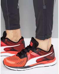 rote Turnschuhe von Puma