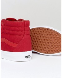 rote Turnschuhe von Vans