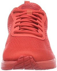 rote Turnschuhe von Skechers