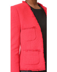 rote Tweed-Jacke von L'Agence