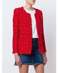 rote Tweed-Jacke von IRO