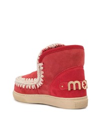 rote Ugg Stiefel von Mou