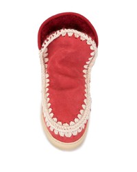 rote Ugg Stiefel von Mou