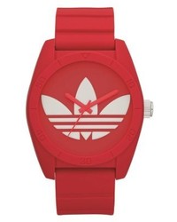 rote Uhr von adidas