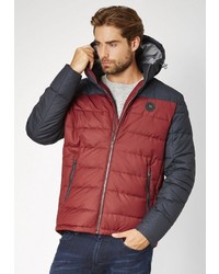 rote und dunkelblaue Daunenjacke von S4 JACKETS