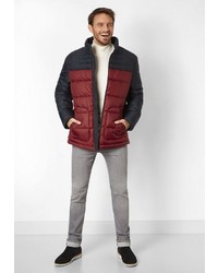 rote und schwarze Daunenjacke von S4 JACKETS