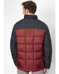 rote und schwarze Daunenjacke von S4 JACKETS