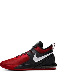 rote und schwarze hohe Sneakers von Nike