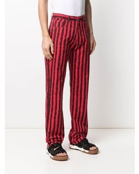 rote und schwarze Jeans von Kenzo