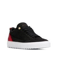 rote und schwarze niedrige Sneakers von Mason Garments