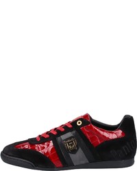rote und schwarze niedrige Sneakers von Pantofola D'oro