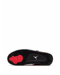 rote und schwarze Wildleder niedrige Sneakers von Jordan