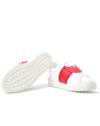 rote und weiße niedrige Sneakers von Valentino