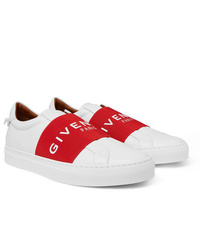 rote und weiße niedrige Sneakers von Givenchy